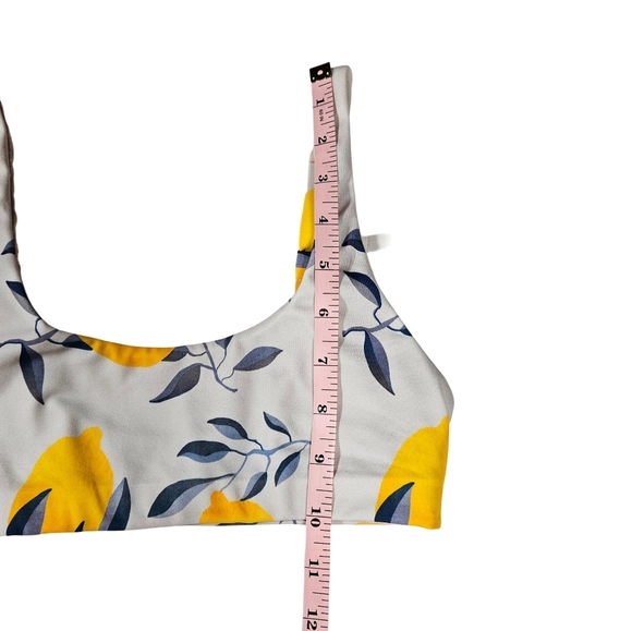 Kitty And Vibe "Florence" Swim Top, Light Blue/Lemons, Size A - Picture 13 of 13